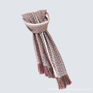 Женские классические проверено вязаная Зимняя печать шаль шарф (SP307)